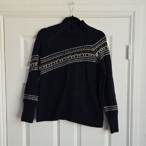 Cabi Sweater with Patterned Design